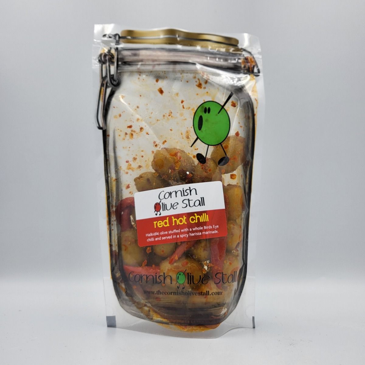 Red Hot Chilli Olives 200g