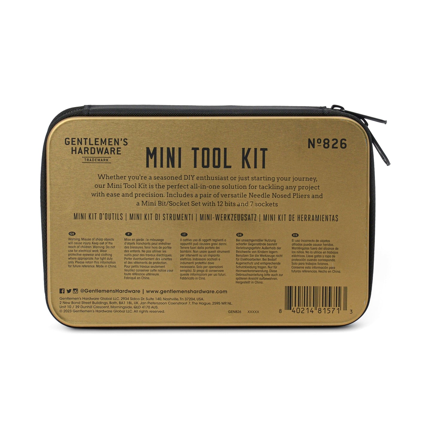 Gentlemen's Hardware Mini Tool Kit