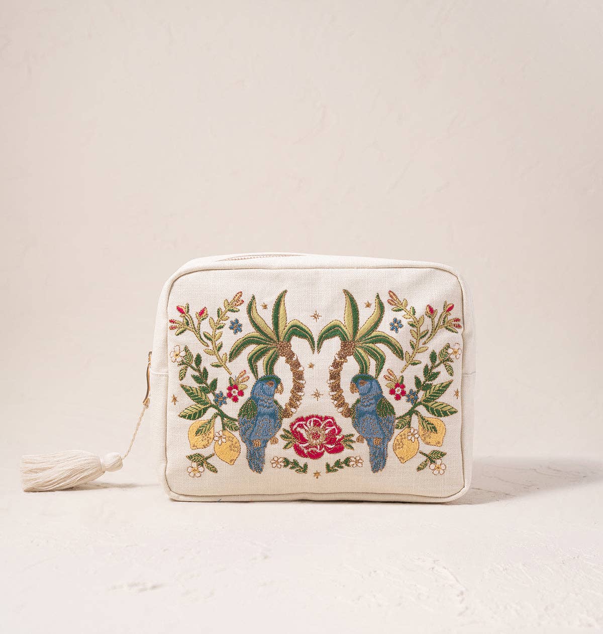 Tropical Parrot Wash Bag