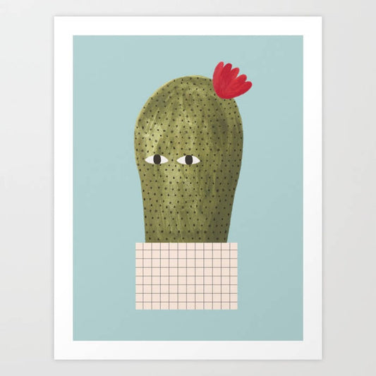 Cactus Print A4