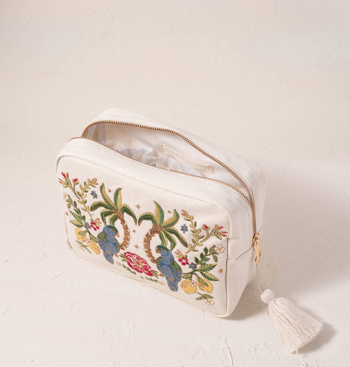 Tropical Parrot Wash Bag