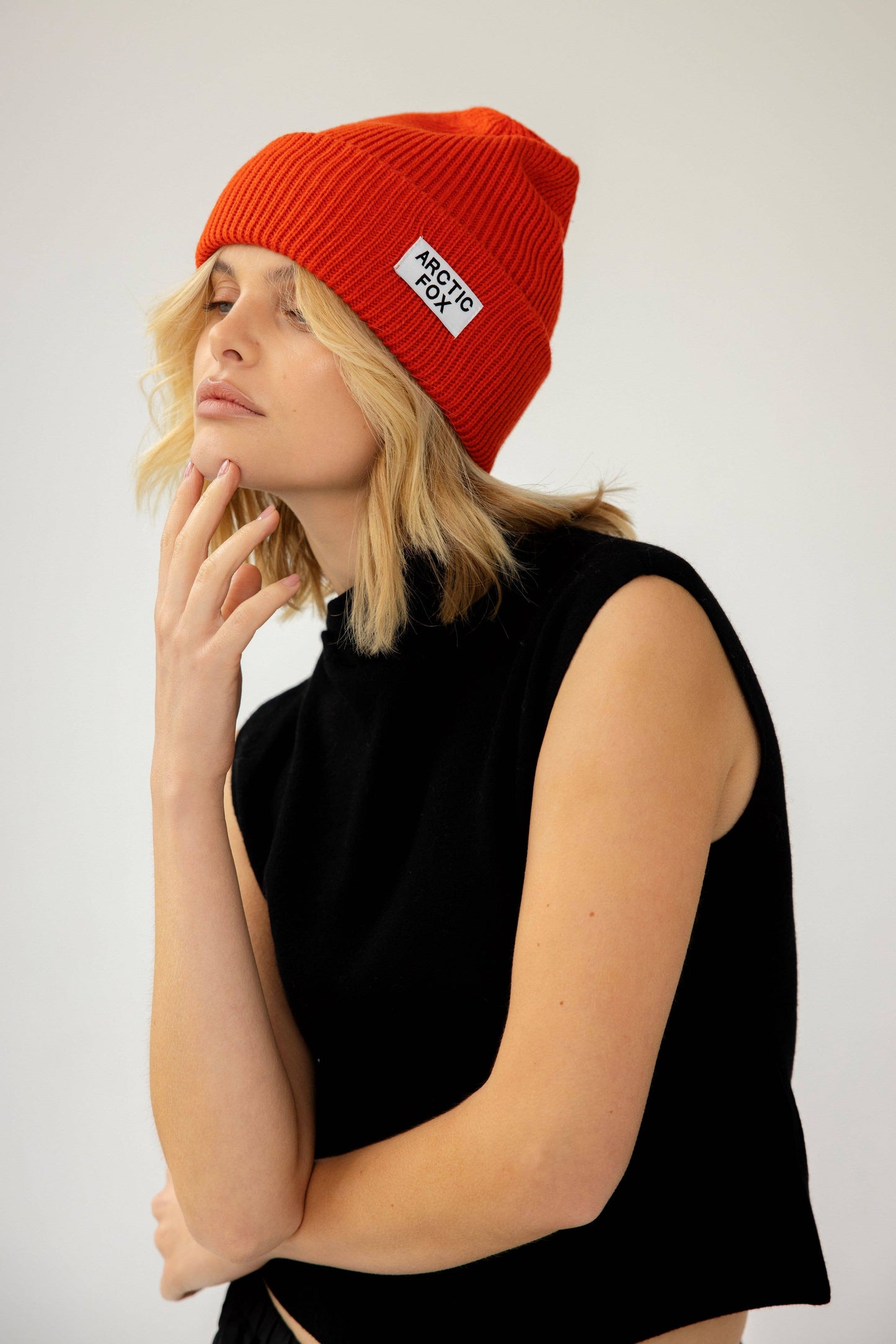 Recycled Bottle Beanie - Sunkissed Coral